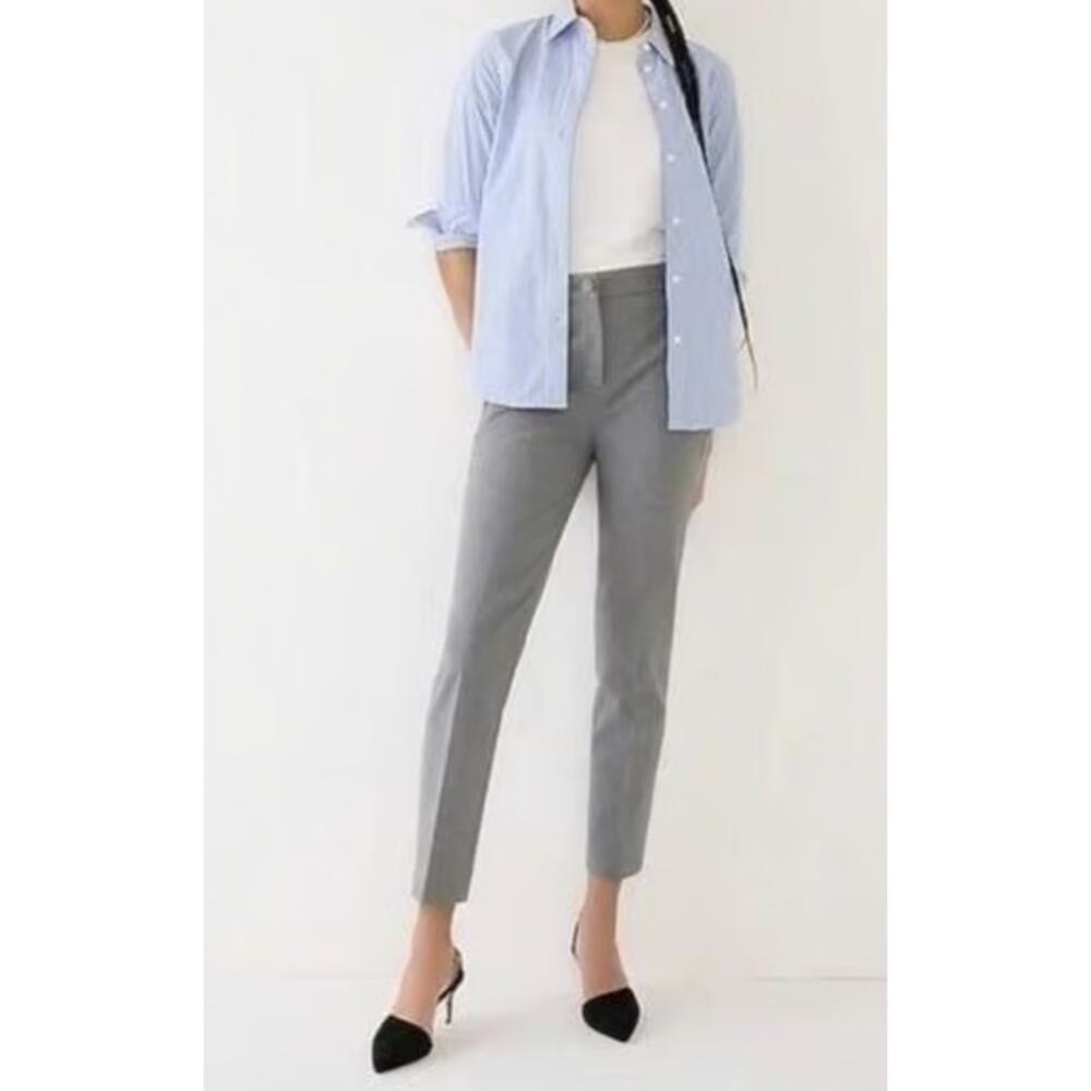 J. Crew Factory Gray Straight Leg Pants
